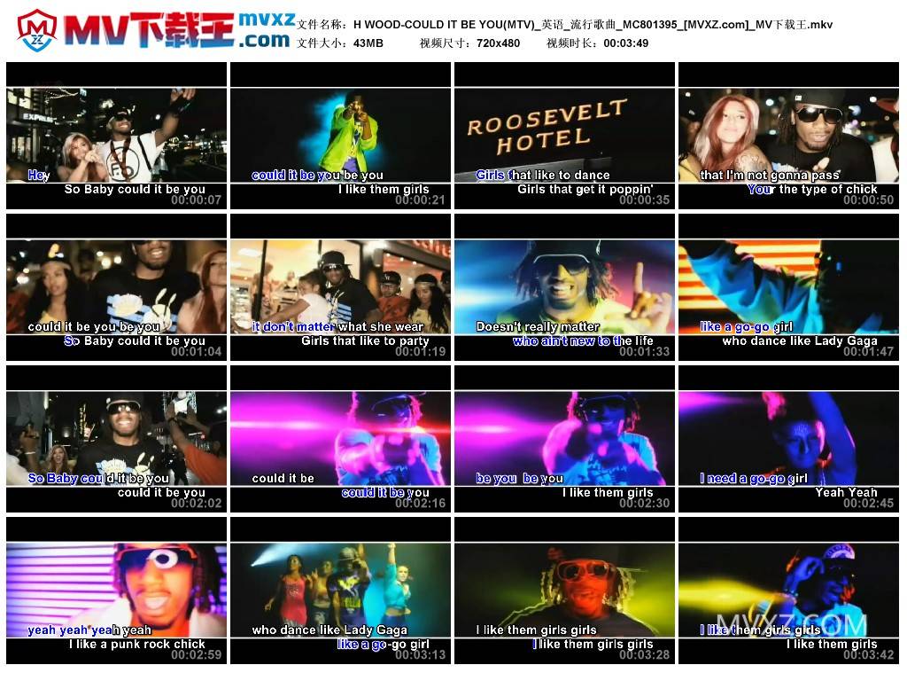 H WOOD-COULD IT BE YOU(MTV)_英语_流行歌曲_MC801395